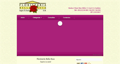 Desktop Screenshot of floristeriabellarosa.com