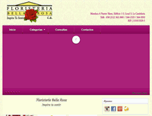 Tablet Screenshot of floristeriabellarosa.com